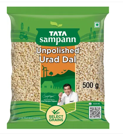 Tata Sampann White Urad Dal (Biri Dali) (Split) (500 g)