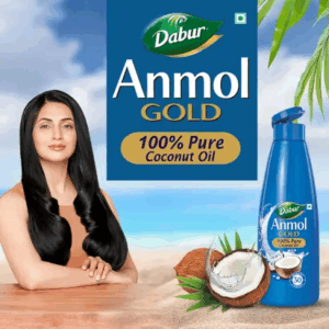 Dabur Gold 100% Pure Coconut Oil | Nariyal Tel | Natural | Multipurpose Hair Oil (Nodiyaro Telo)  (550 ml)