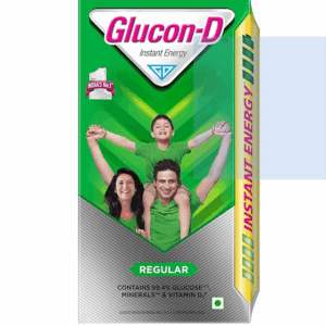 Glucon-D Regular Glucose Powder(125 g)| For Tasty Glucose Drink| Provides Instant Energy| Vitamin D2 Supports Immunity